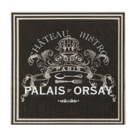 Cocktail Napkin: Palais D’ Orsay
