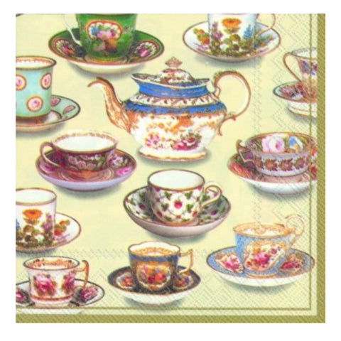 Luncheon Paper Napkin: 5 O'clock Tea