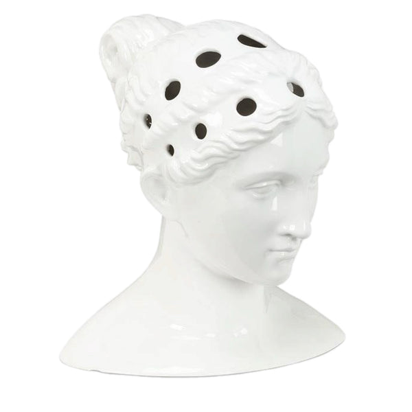Ceramic Goddess Head Vase