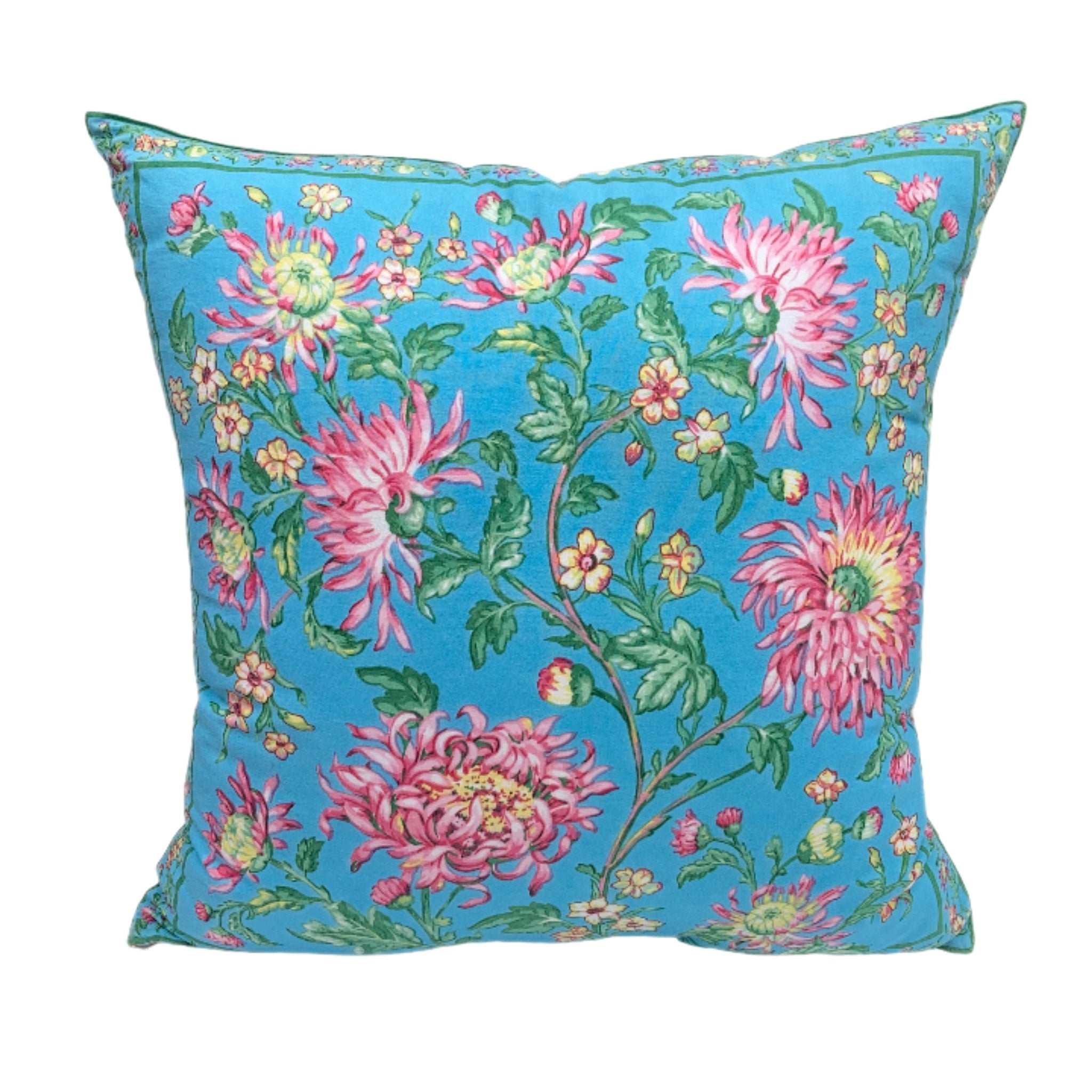 Aqua Chrissy Pillow