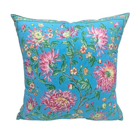 Aqua Chrissy Pillow