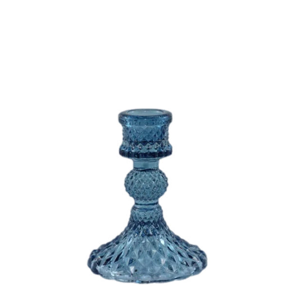 Assorted Glass Taper Candle Holder, INDIVIDUALLY SOLD