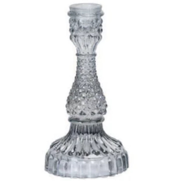 Assorted Glass Taper Candle Holder, INDIVIDUALLY SOLD