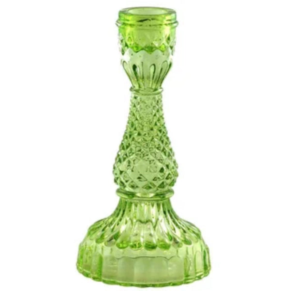 Assorted Glass Taper Candle Holder, INDIVIDUALLY SOLD