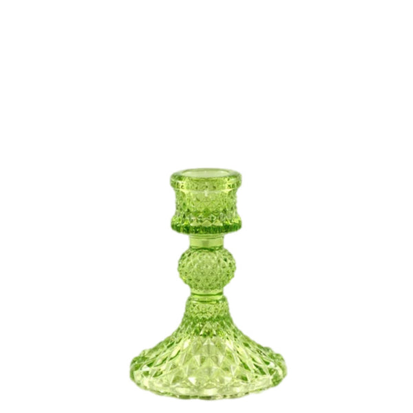 Assorted Glass Taper Candle Holder, INDIVIDUALLY SOLD