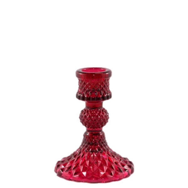 Assorted Glass Taper Candle Holder, INDIVIDUALLY SOLD