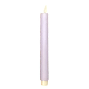 9" Taper Flameless Candle: Lavender