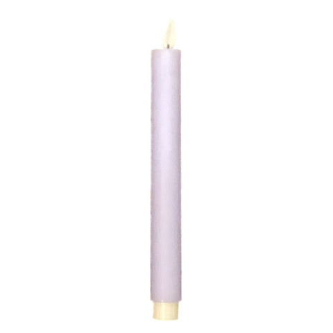 9" Taper Flameless Candle: Lavender