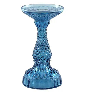 Assorted Glass Pillar Candle Holder, INDIVIDUALLY SOLD