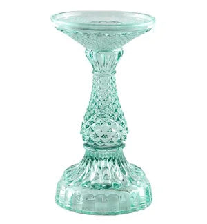 Assorted Glass Pillar Candle Holder, INDIVIDUALLY SOLD