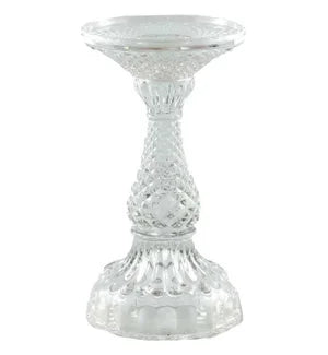 Assorted Glass Pillar Candle Holder, INDIVIDUALLY SOLD