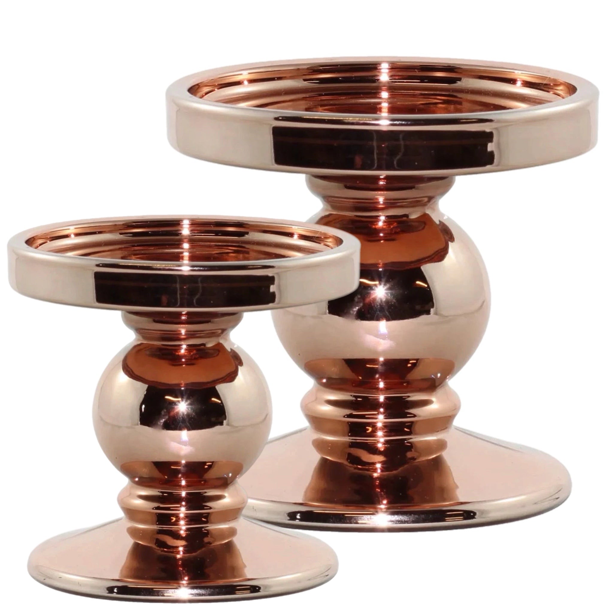 Assorted Glass Pillar Candle Holder, INDIVIDUALLY SOLD