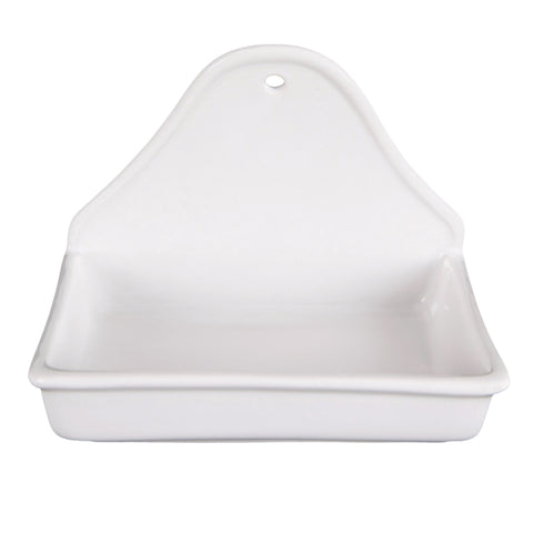 White Soap Dish