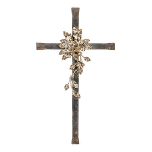 Flower Cross Wall Hanger