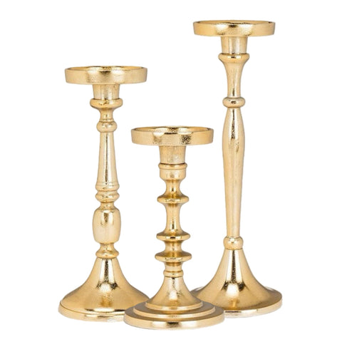 Assorted Pillar Candle Holders, INDIVIDUALLY SOLD