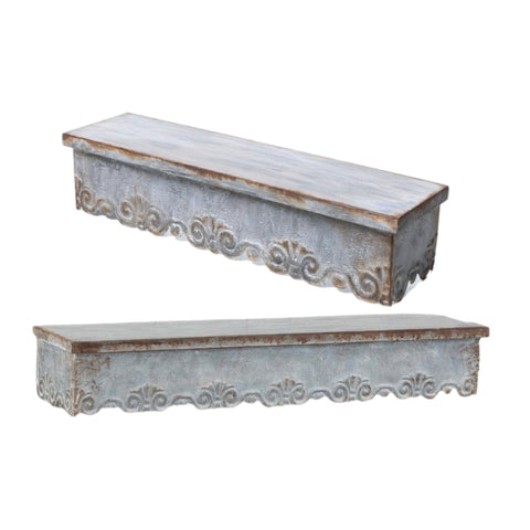 Assorted Grey Floating Shelf, INDIVIDUALLY SOLD