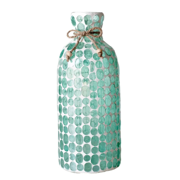 Assorted Turquoise Mosaic Jar, INDIVIDUALLY SOLD