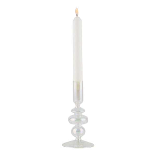 Assorted Iridescent Taper Candle Holder, INDIVIDUALLY SOLD