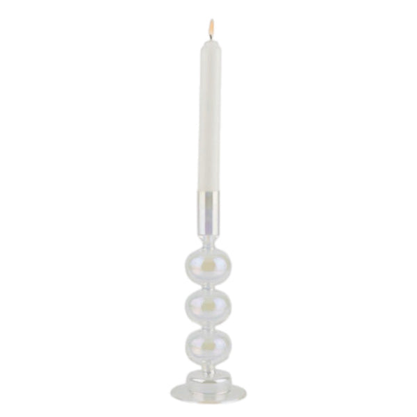 Assorted Iridescent Taper Candle Holder, INDIVIDUALLY SOLD