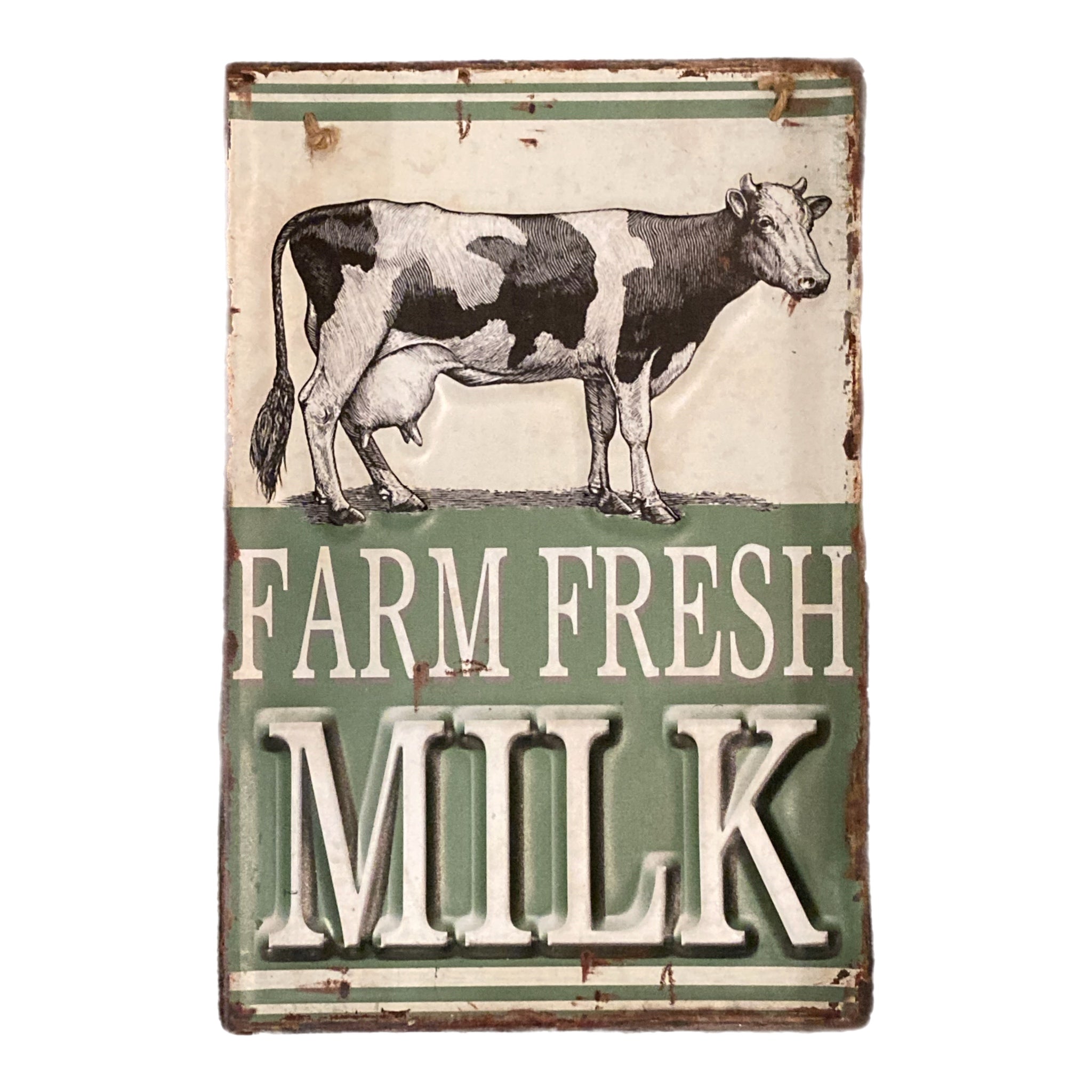 Farm Fresh Milk Wall Sign