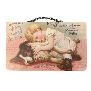 Child With Dog Wall Sign