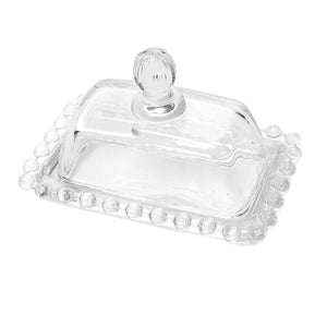 Mini Glass Butter Dish