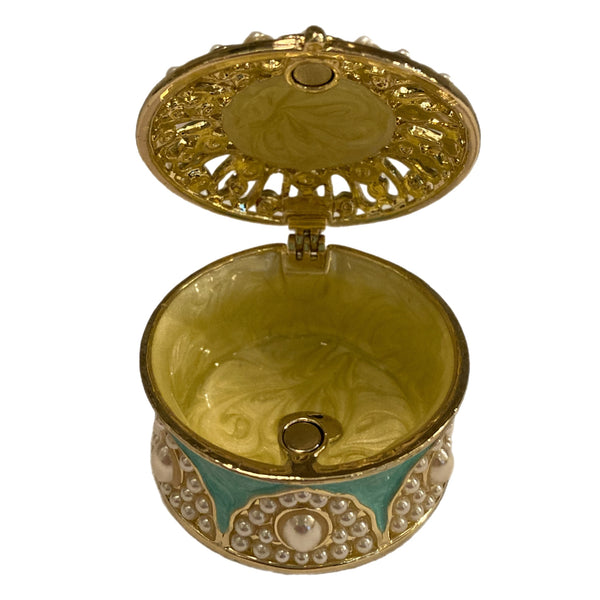 Blue Pearl Trinket Box
