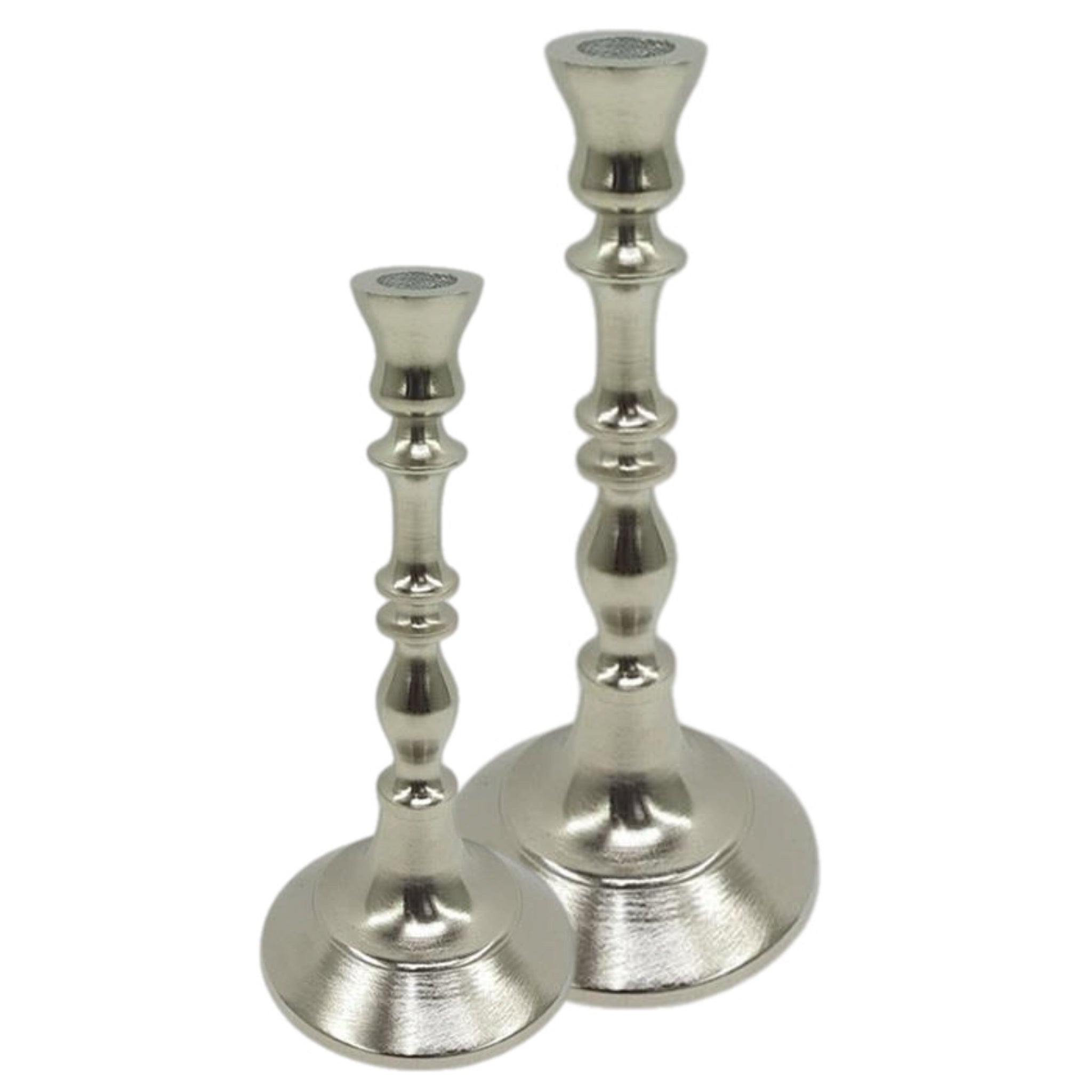 Assorted Silver Taper Candle Holder, INDIVIDUALLY SOLD