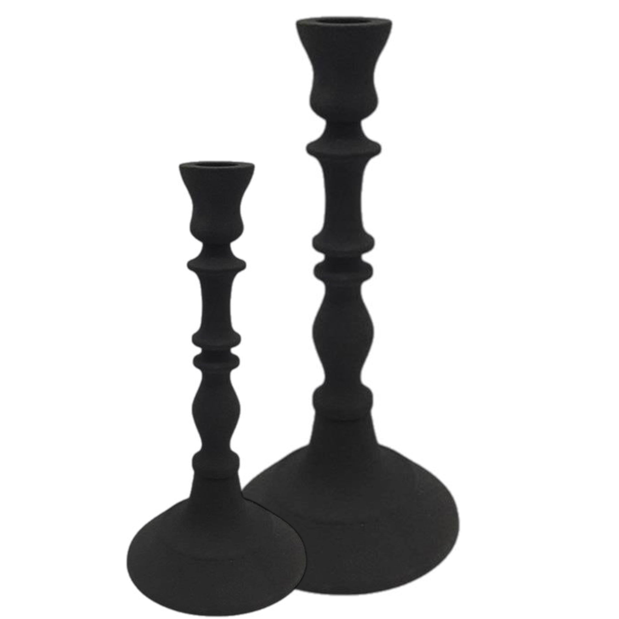 Assorted Black Taper Candle Holder, INDIVIDUALLY SOLD