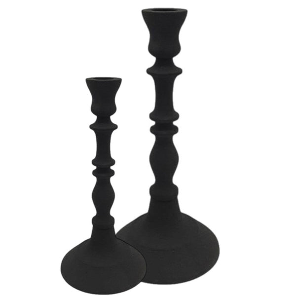 Assorted Black Taper Candle Holder, INDIVIDUALLY SOLD