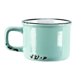 Blue Enamel Style Espresso Cup