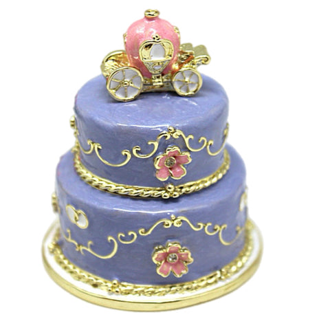 Purple Cake Trinket Box