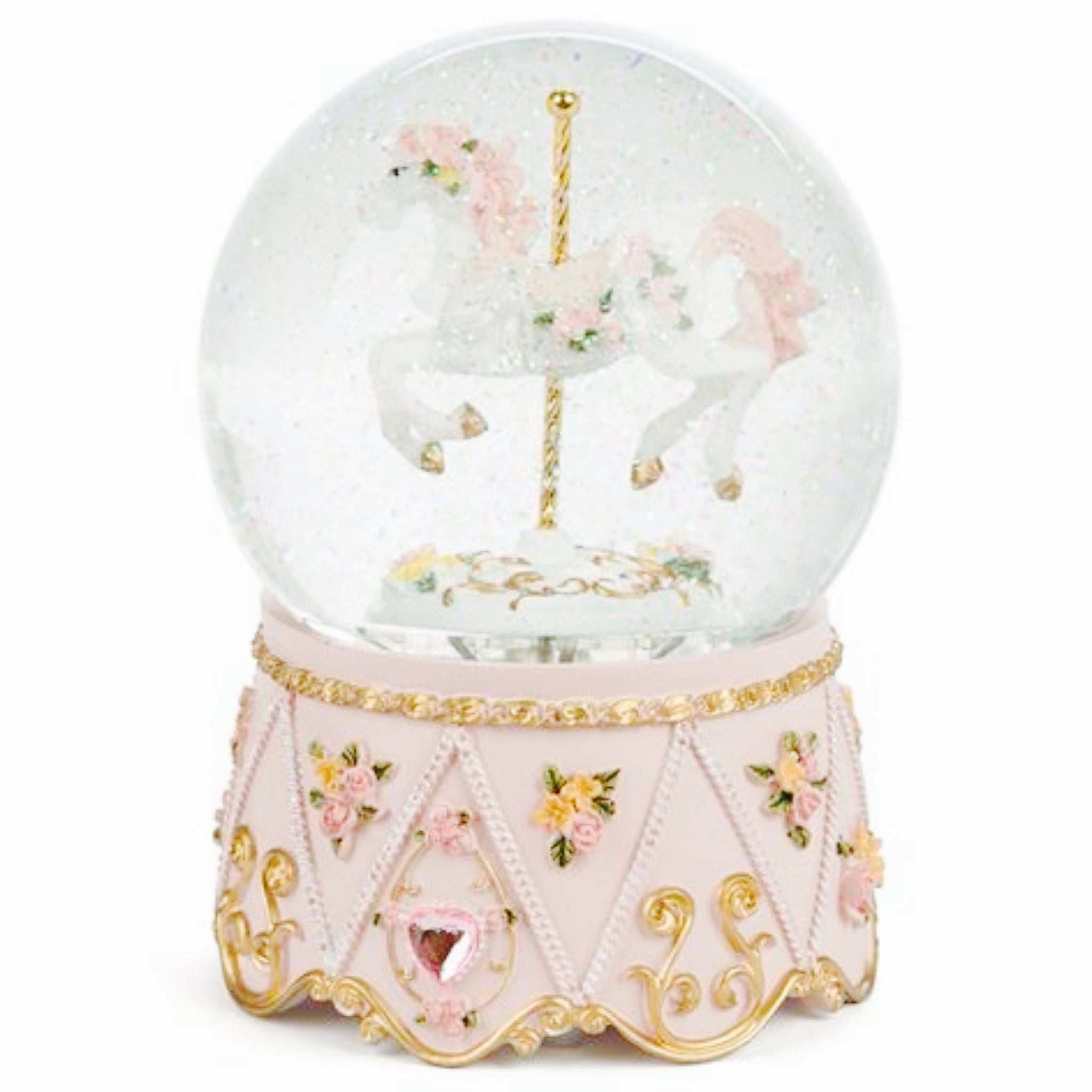 Carousel Horse Snowglobe