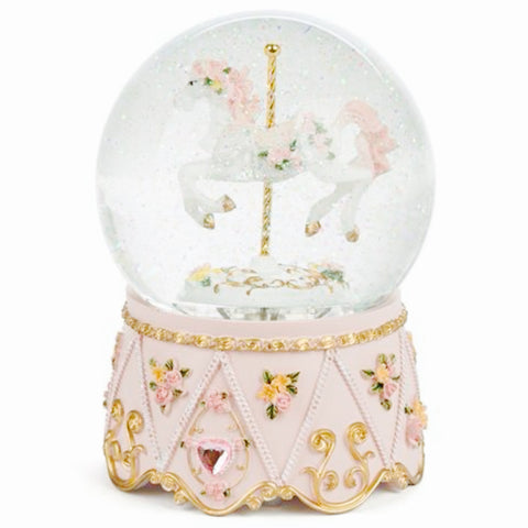 Carousel Horse Snowglobe