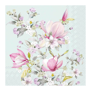 Cocktail Napkin: Romantic Magnolia