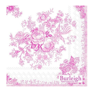 Cocktail Napkin: Pheasant Pink