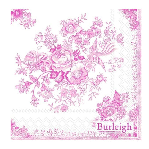 Cocktail Napkin: Pheasant Pink