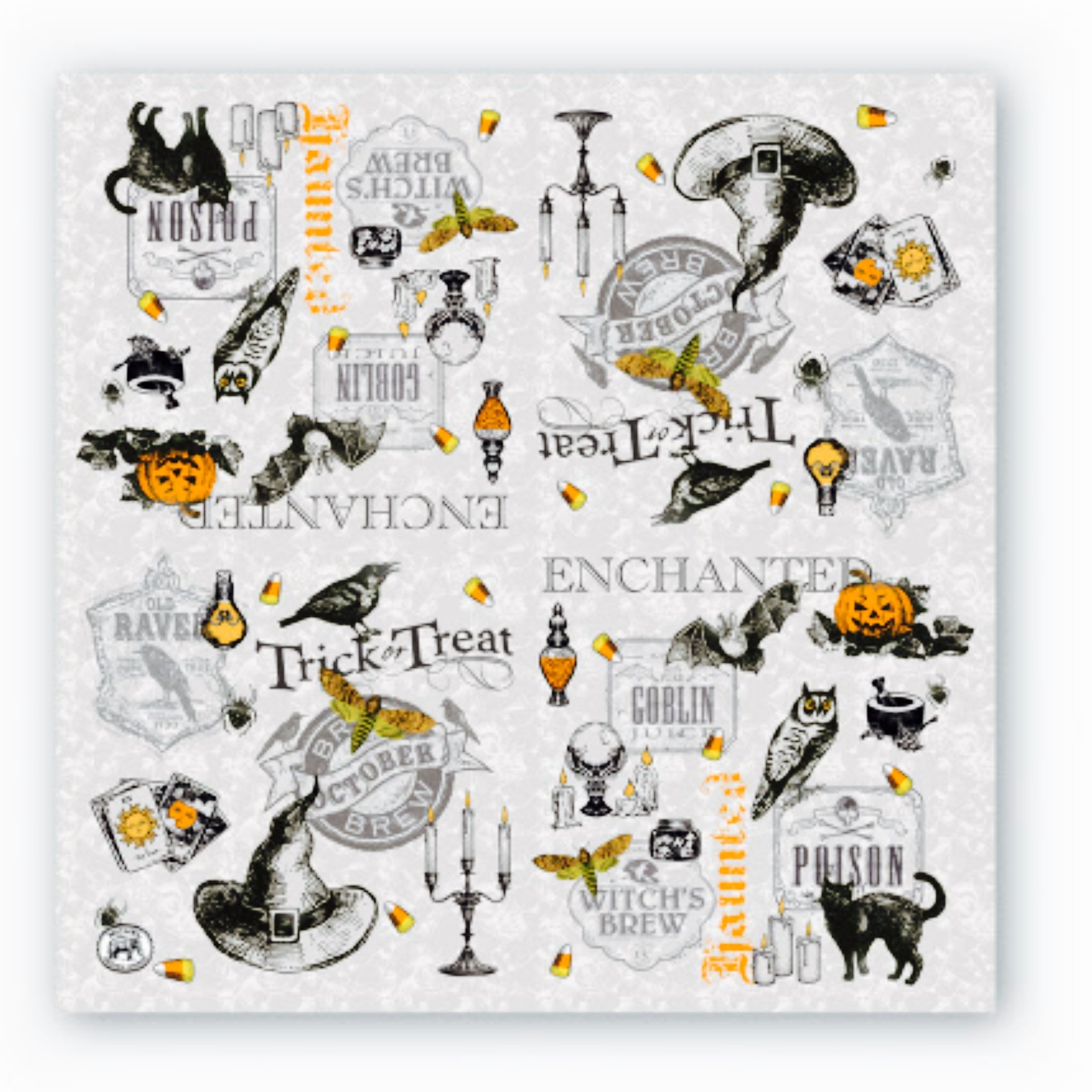Cocktail Napkin: Trick Or Treat