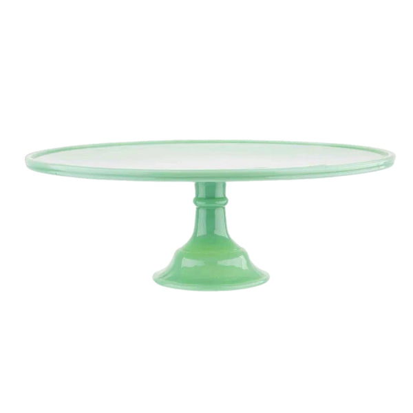 Retro Jadeite Style Cake Plate