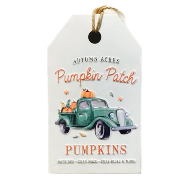Assorted Fall Metal Sign, INDIVIDUALLY SOLD