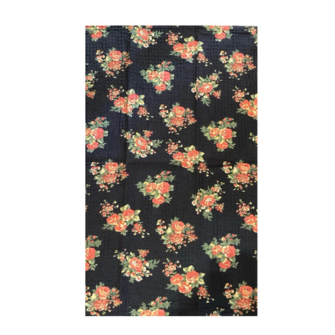 Black Estella Tea Towel, INDIVIDUALLY SOLD