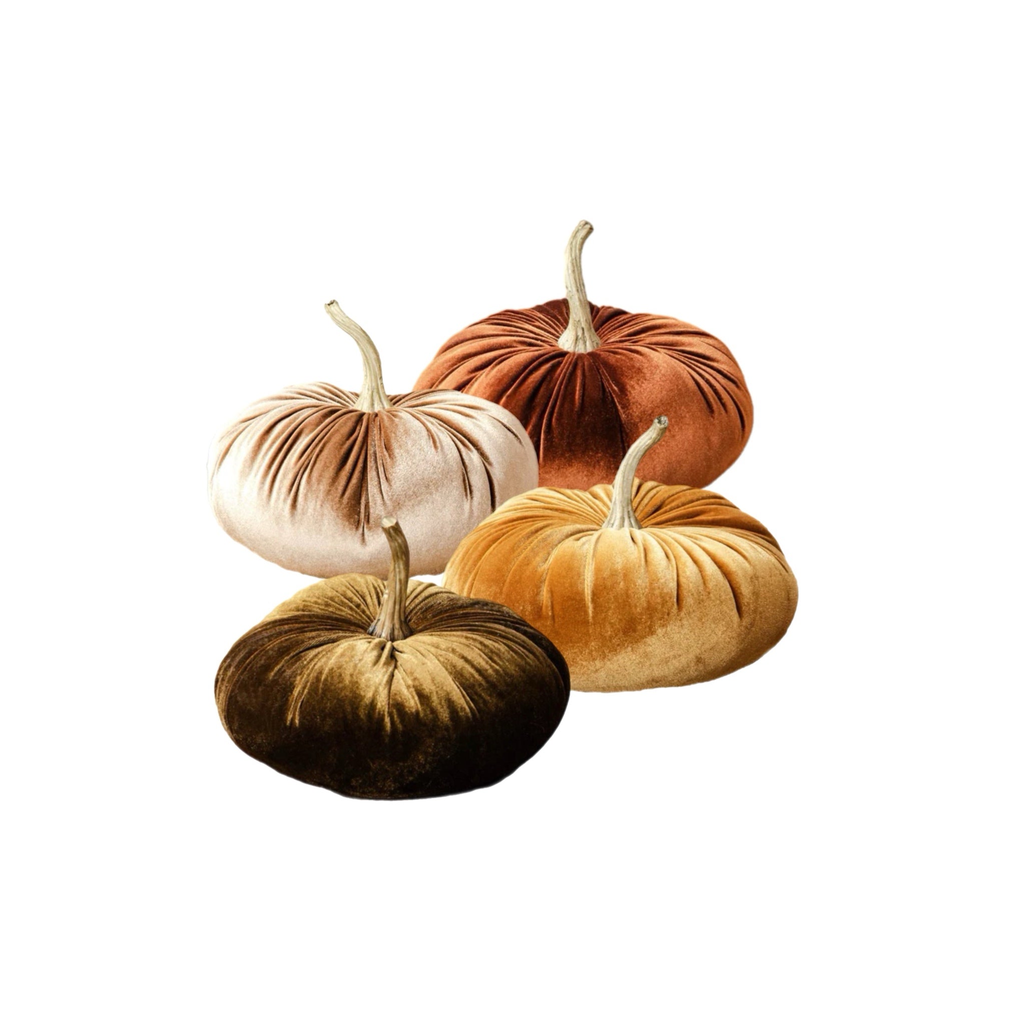 Assorted Small Velvet Pumpkin, INDIVIDUALLY SOLD