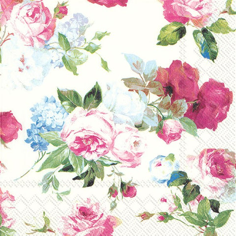 Luncheon Paper Napkin: Floral Bouquet