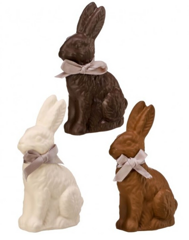 Assorted Chocolate Bunny Figurine, INDIVIDUALLY SOLD