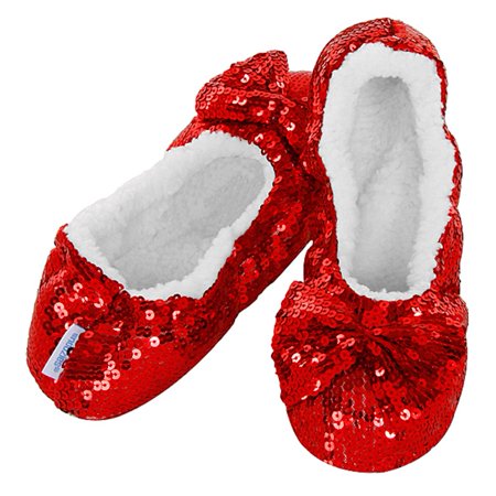 Classic Red Sequin Slippers  KIDS SIZES
