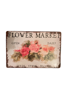 Flower Market Sign