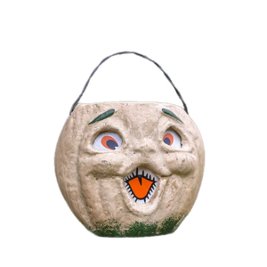 Small White Choir Jack O Lantern Candy Bucket