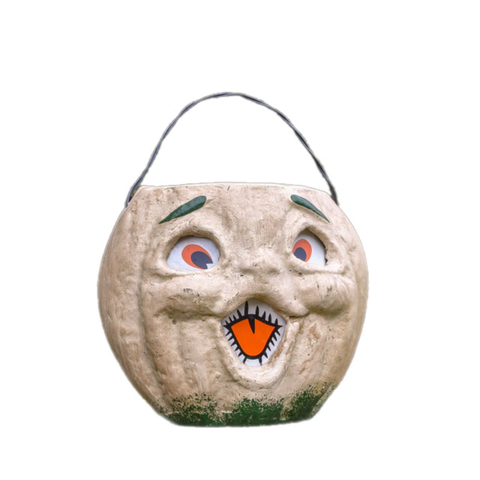 Small White Choir Jack O Lantern Candy Bucket