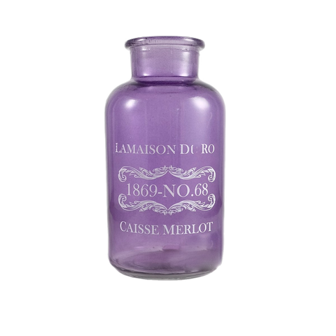 Purple Decorative Bottle