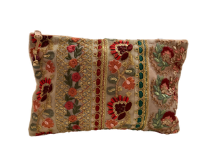 April Cornell Pouch, Victorian Christmas